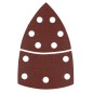 GRAPHITE 58T304 Papiery ścierne na rzep, żelazko 102 x 152 mm, P120, 5 szt., z 11 otworami