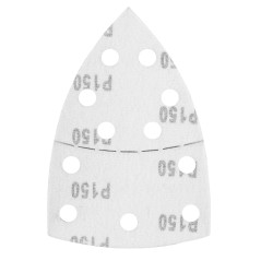 GRAPHITE 58T305 Papiery ścierne na rzep, żelazko 102 x 152 mm, P150, 5 szt., z 11 otworami 