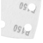 GRAPHITE 58T305 Papiery ścierne na rzep, żelazko 102 x 152 mm, P150, 5 szt., z 11 otworami