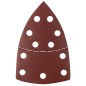GRAPHITE 58T308 Papiery ścierne na rzep, żelazko 102 x 152 mm, P240, 5 szt., z 11 otworami