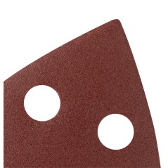 GRAPHITE 58T308 Papiery ścierne na rzep, żelazko 102 x 152 mm, P240, 5 szt., z 11 otworami 