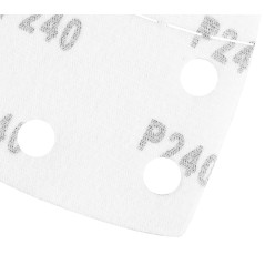 GRAPHITE 58T308 Papiery ścierne na rzep, żelazko 102 x 152 mm, P240, 5 szt., z 11 otworami 