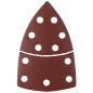 GRAPHITE 58T308 Papiery ścierne na rzep, żelazko 102 x 152 mm, P240, 5 szt., z 11 otworami