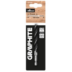 GRAPHITE 54T581 Wiertło do drewna Hex 8.0 mm 