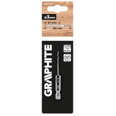 GRAPHITE 54T577 Wiertło do drewna Hex 3.0 mm 