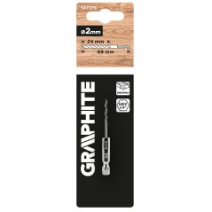 GRAPHITE 54T576 Wiertło do drewna Hex 2.0 mm 