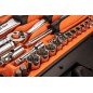 NEO TOOLS 08-690 Klucze nasadowe 1/4", 1/2", zestaw 71 szt.