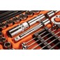 NEO TOOLS 08-690 Klucze nasadowe 1/4", 1/2", zestaw 71 szt.