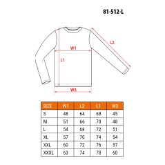 NEO TOOLS 81-512-L Bluza robocza DENIM, rozmiar L 