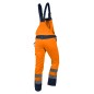 NEO TOOLS 81-778-XXL Ogrodniczki robocze, ostrzegawcze, pomarańczowe, rozmiar XXL