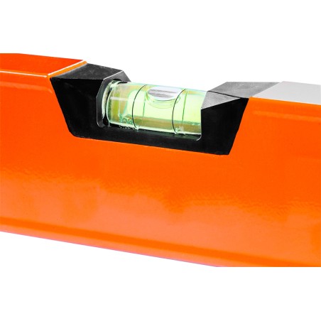 NEO TOOLS 71-085 Poziomnica aluminiowa, 2 libelle, frezowana dolna powierzchnia, 120 cm