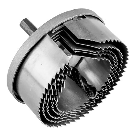 GRAPHITE 56T746 Otwornice do drewna 60 - 95 mm, h 40 mm, zestaw 5 szt.