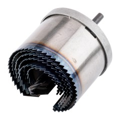 GRAPHITE 56T752 Otwornica do drewna 26 - 63 mm, h 50 mm zęby hartowane, zestaw 7 szt.