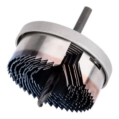 GRAPHITE 56T751 Otwornice do drewna 26 - 63 mm, h 25 mm zęby hartowane, zestaw 7 szt.