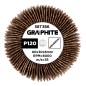 GRAPHITE 58T386 Ściernica listkowa trzpieniowa 80 x 30 x 6 mm, P120