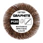 GRAPHITE 58T391 Ściernica listkowa trzpieniowa 60 x 15 x 6 mm, P120