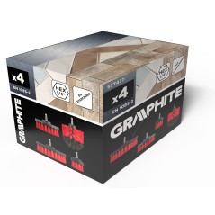 GRAPHITE 57T437 Szczotki czyszczące na wiertarkę, 4 szt. 