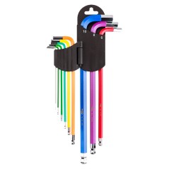 NEO TOOLS 09-512 Klucze sześciokątne 1.5-10 mm, zestaw 9 szt. 