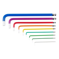 NEO TOOLS 09-512 Klucze sześciokątne 1.5-10 mm, zestaw 9 szt. 