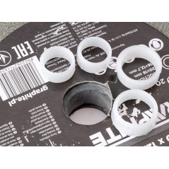 GRAPHITE 57T127 Tarcze szlifierskie 125 x 20/16/12.7 x 16 mm, P60, 2 szt. 