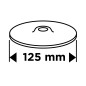 GRAPHITE 58T455 Tarcza mocująca z rzepem 125 mm x M14