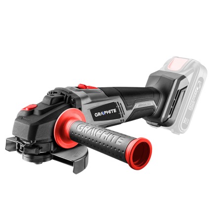 GRAPHITE 58G026 Szlifierka kątowa akumulatorowa bezszczotkowa Energy+ 18V, Li-Ion, tarcza 125mm, bez akumulatora