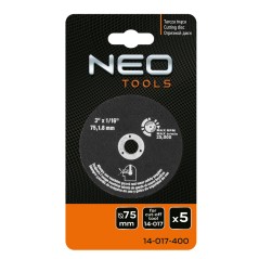 NEO TOOLS 14-017-400 Tarcza tnąca do 14-017, zestaw 5 szt. 
