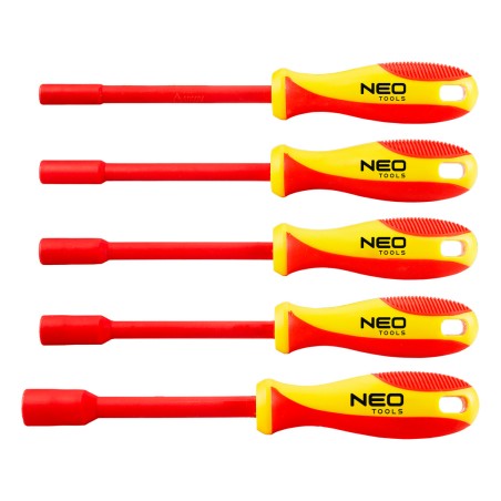 NEO TOOLS 04-145 Wkrętaki izolowane nasadowe 5 szt.