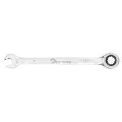 Top Tools 35D729 Klucz płasko-oczkowy z grzechotką, 8 mm