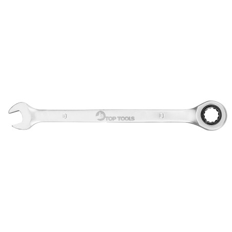 Top Tools 35D729 Klucz płasko-oczkowy z grzechotką, 8 mm