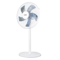 NEO TOOLS 90-015 Wentylator podłogowy 50W, śr. 40 cm, 3 prędkości, oscylacja, biały 