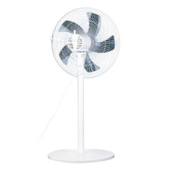 NEO TOOLS 90-015 Wentylator podłogowy 50W, śr. 40 cm, 3 prędkości, oscylacja, biały 