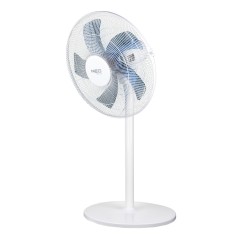 NEO TOOLS 90-015 Wentylator podłogowy 50W, śr. 40 cm, 3 prędkości, oscylacja, biały 
