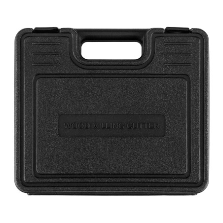 GRAPHITE 56T614 Frezy do drewna widiowe, trzpień 8 mm, zestaw 12 szt.