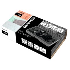 GRAPHITE 56T748 Otwornice do drewna z adapterami 19 - 64 mm, zestaw 12 szt. 