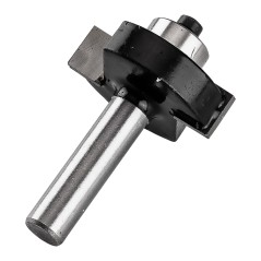 GRAPHITE 56T612 Frez do drewna z łożyskiem, ozdobny, widiowy, 32 x 10 mm, trzpień 8 mm