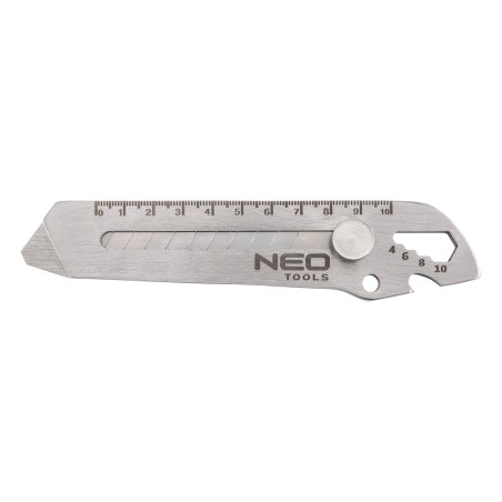 NEO TOOLS 63-713 Nóż z ostrzem łamanym wielofunkcyjny, 6 w 1