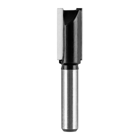 GRAPHITE 56T607 Frez do drewna prosty, dwuostrzowy, widiowy, 12 x 25 mm, trzpień 8 mm