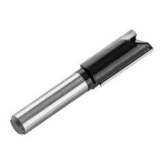 GRAPHITE 56T607 Frez do drewna prosty, dwuostrzowy, widiowy, 12 x 25 mm, trzpień 8 mm
