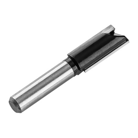 GRAPHITE 56T607 Frez do drewna prosty, dwuostrzowy, widiowy, 12 x 25 mm, trzpień 8 mm