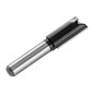 GRAPHITE 56T607 Frez do drewna prosty, dwuostrzowy, widiowy, 12 x 25 mm, trzpień 8 mm