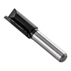 GRAPHITE 56T607 Frez do drewna prosty, dwuostrzowy, widiowy, 12 x 25 mm, trzpień 8 mm 