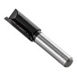 GRAPHITE 56T607 Frez do drewna prosty, dwuostrzowy, widiowy, 12 x 25 mm, trzpień 8 mm