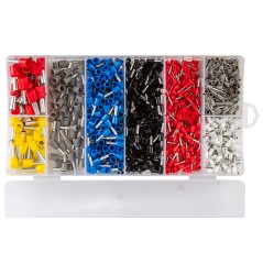 NEO TOOLS 01-562 Szczypce do zaciskania końcówek 205 mm + 1200 tulejek 