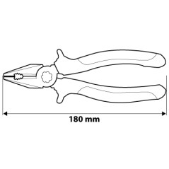 NEO TOOLS 01-011 Szczypce uniwersalne 180 mm 