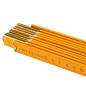 TOPEX 26C012-1 Miara składana drewniana 2 m, żółta