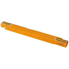 TOPEX 26C011-1 Miara składana drewniana 1 m, żółta