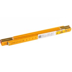 TOPEX 26C011-1 Miara składana drewniana 1 m, żółta 