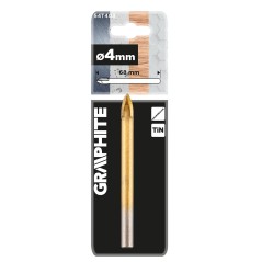 GRAPHITE 54T403 Wiertło uniwersalne TiN, 4 mm 