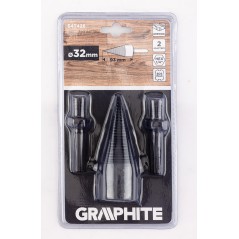 GRAPHITE 54T426 Wiertło do rozłupywania drewna SDS Plus, Hex, 32 mm 